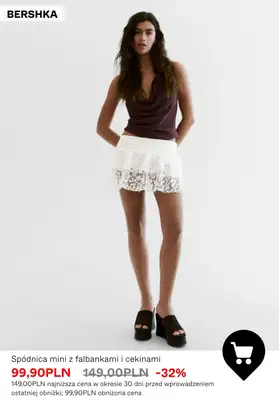 Bershka - gazetka promocyjna SALE - Spódnice damskie od piątku 03.07  - strona 7