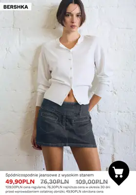 Bershka - gazetka promocyjna SALE - Spódnice damskie od piątku 03.07  - strona 5
