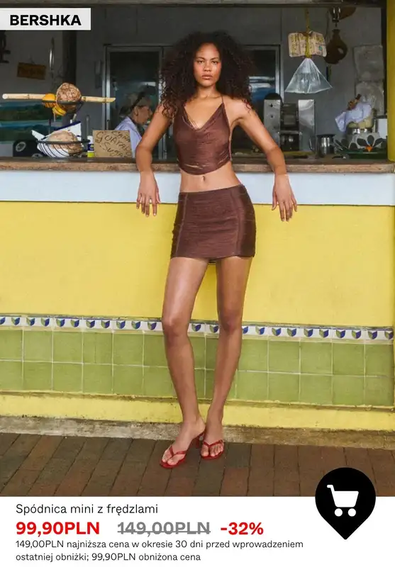 Bershka - gazetka promocyjna SALE - Spódnice damskie od piątku 03.07  - strona 8