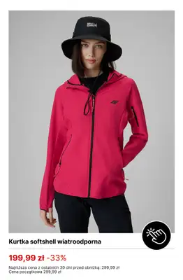 4F - gazetka promocyjna Softshelle damskie do -30% od niedzieli 05.07  - strona 7