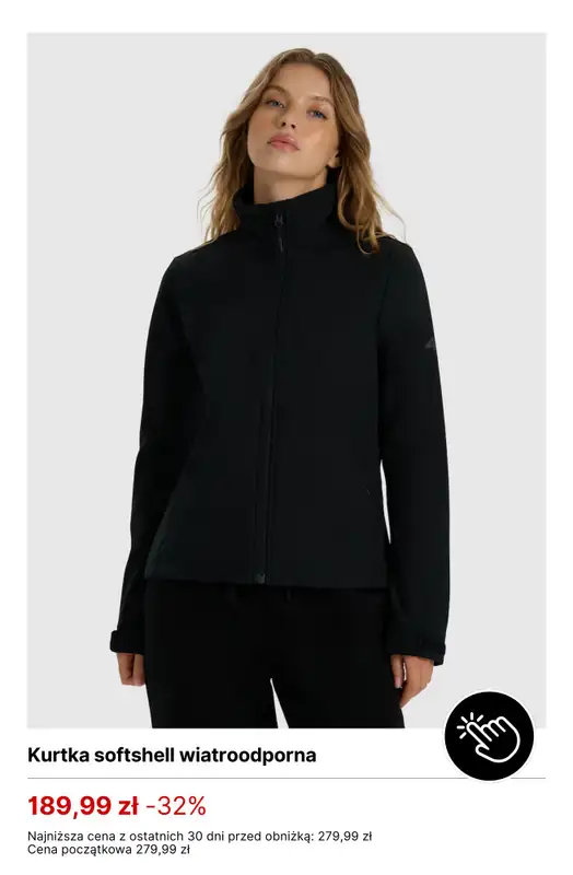 4F - gazetka promocyjna Softshelle damskie do -30% od niedzieli 05.07  - strona 4