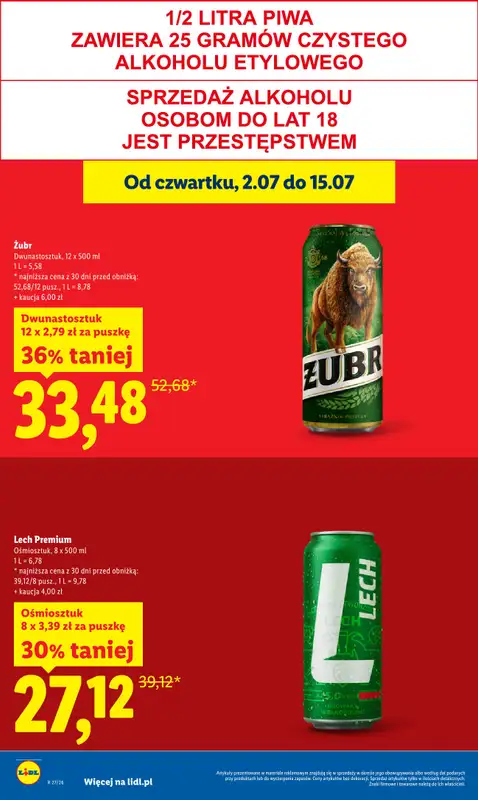 Lidl - gazetka promocyjna Oferta od czwartku od czwartku 02.07 do soboty 04.07 - strona 28