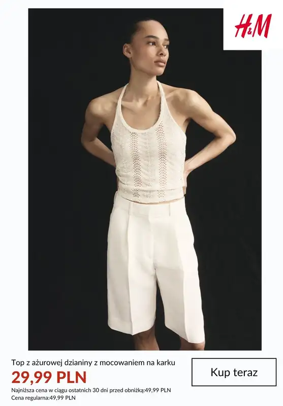 H&M - gazetka promocyjna SALE - topy damskie od piątku 03.07  - strona 4