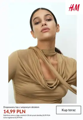 H&M - gazetka promocyjna SALE - topy damskie od piątku 03.07  - strona 10