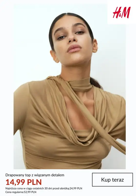 H&M - gazetka promocyjna SALE - topy damskie od piątku 03.07  - strona 10