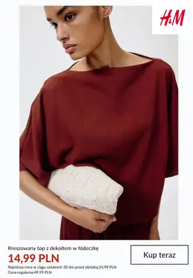 H&M - gazetka promocyjna SALE - topy damskie od piątku 03.07  - strona 9
