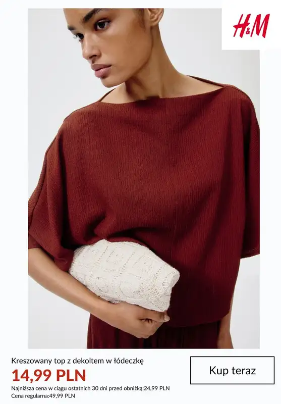H&M - gazetka promocyjna SALE - topy damskie od piątku 03.07  - strona 9