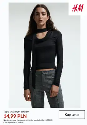 H&M - gazetka promocyjna SALE - topy damskie od piątku 03.07  - strona 8