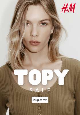 H&M - gazetka promocyjna SALE - topy damskie od piątku 03.07 