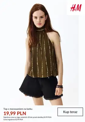 H&M - gazetka promocyjna SALE - topy damskie od piątku 03.07  - strona 7
