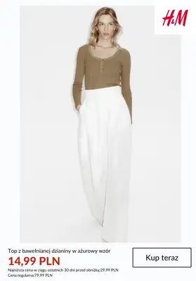 H&M - gazetka promocyjna SALE - topy damskie od piątku 03.07  - strona 3