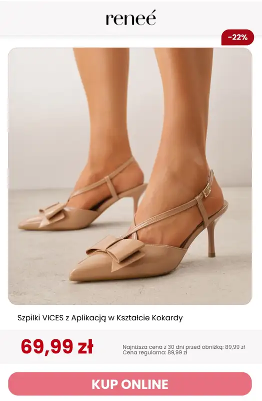 Renee - gazetka promocyjna SALE: buty na wesele, szpilki od soboty 04.07 do piątku 10.07 - strona 2