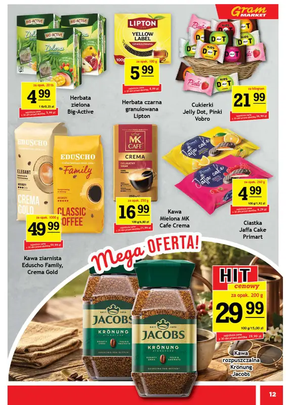 Gram Market - gazetka promocyjna Gazetka od środy 08.07 do wtorku 14.07 - strona 12
