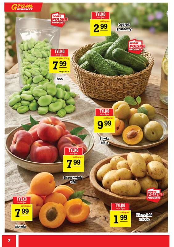 Gram Market - gazetka promocyjna Gazetka od środy 08.07 do wtorku 14.07 - strona 7