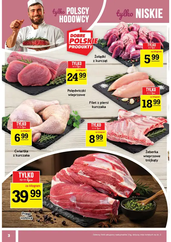 Gram Market - gazetka promocyjna Gazetka od środy 08.07 do wtorku 14.07 - strona 3