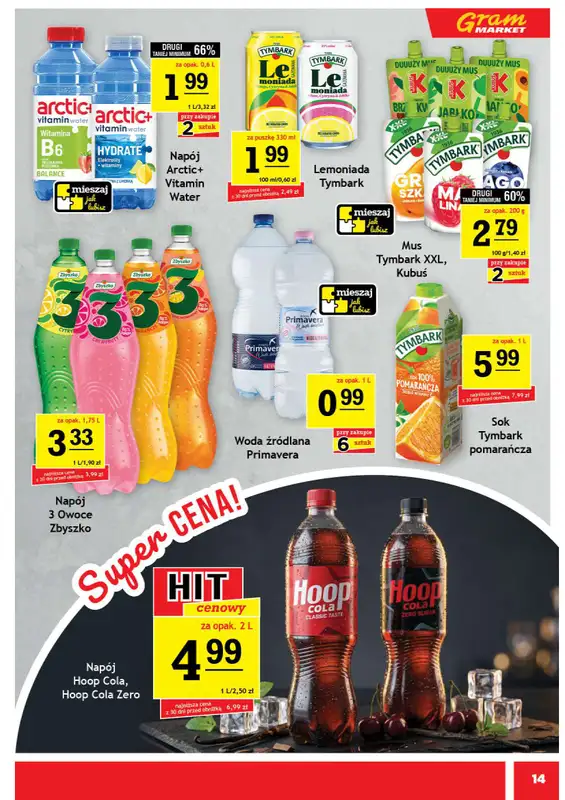 Gram Market - gazetka promocyjna Gazetka od środy 08.07 do wtorku 14.07 - strona 14