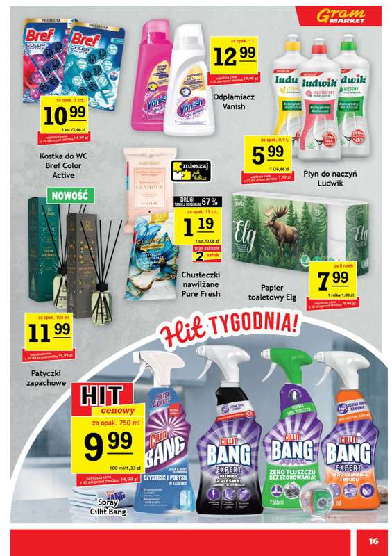 Gram Market - gazetka promocyjna Gazetka od środy 08.07 do wtorku 14.07 - strona 16