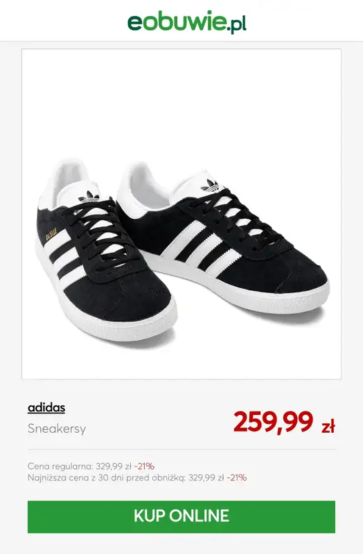 eobuwie.pl - gazetka promocyjna Sneakersy i trampki na wyprzedaży!   - strona 3
