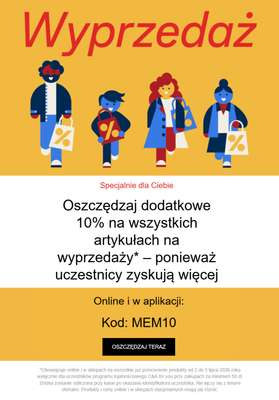 C&A - gazetka promocyjna Dodatkowe -10% dla zalogowanych od soboty 04.07 do niedzieli 05.07