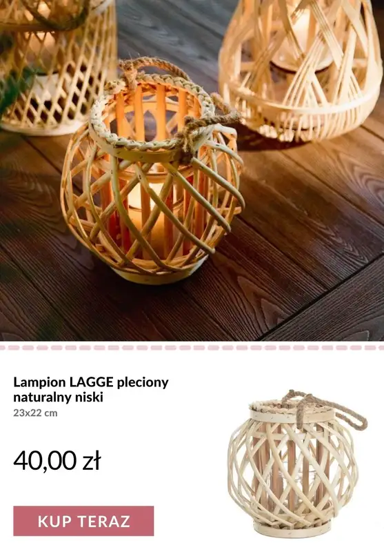 Homla - gazetka promocyjna Lampiony do domu i na balkon od soboty 04.07  - strona 8