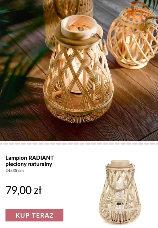 Homla - gazetka promocyjna Lampiony do domu i na balkon od soboty 04.07  - strona 7