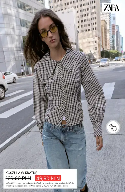 Zara - gazetka promocyjna Koszule damskie w supercenach od soboty 04.07  - strona 3