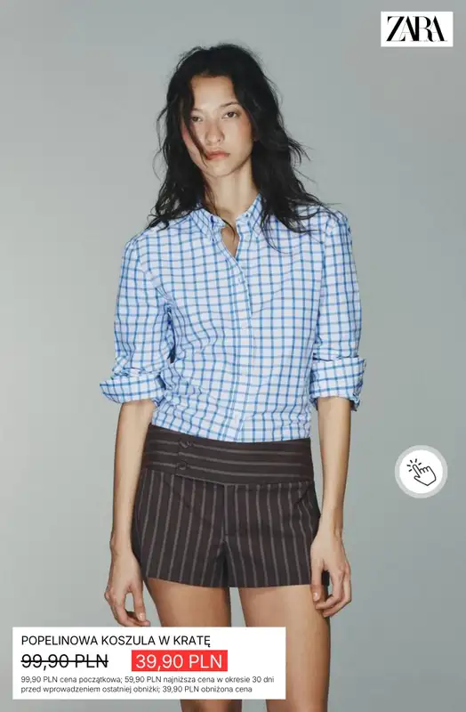 Zara - gazetka promocyjna Koszule damskie w supercenach od soboty 04.07  - strona 2
