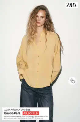 Zara - gazetka promocyjna Koszule damskie w supercenach od soboty 04.07  - strona 11
