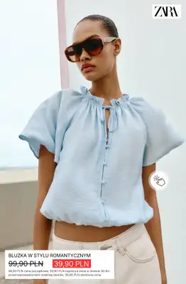Zara - gazetka promocyjna Koszule damskie w supercenach od soboty 04.07  - strona 10