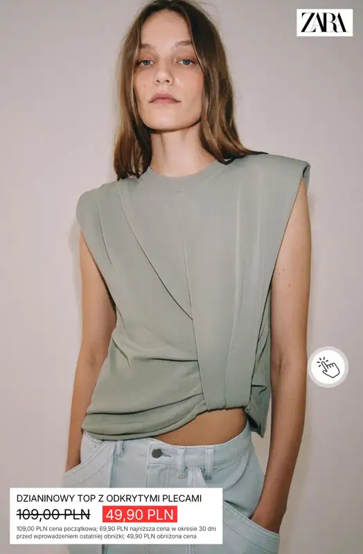 Zara - gazetka promocyjna Topy damskie od niedzieli 05.07  - strona 2
