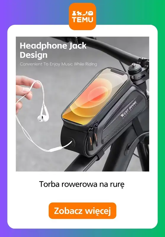 Temu - gazetka promocyjna Akcesoria rowerowe od piątku 03.07  - strona 7
