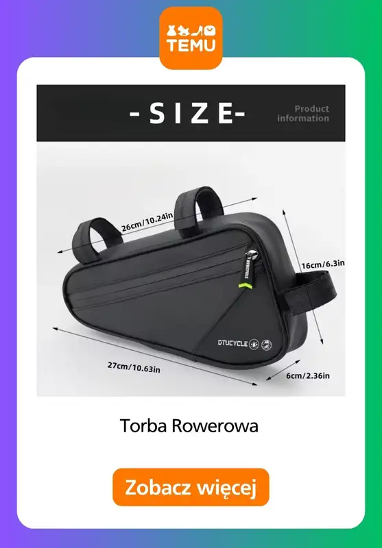 Temu - gazetka promocyjna Akcesoria rowerowe od piątku 03.07  - strona 2