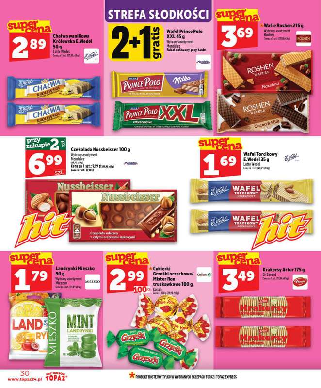 TOPAZ - gazetka promocyjna Nowa gazetka od czwartku, 09.07 od czwartku 09.07 do środy 15.07 - strona 30