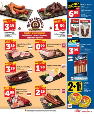 TOPAZ - gazetka promocyjna Nowa gazetka od czwartku, 09.07 od czwartku 09.07 do środy 15.07 - strona 17