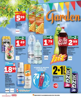 TOPAZ - gazetka promocyjna Nowa gazetka od czwartku, 09.07 od czwartku 09.07 do środy 15.07 - strona 4
