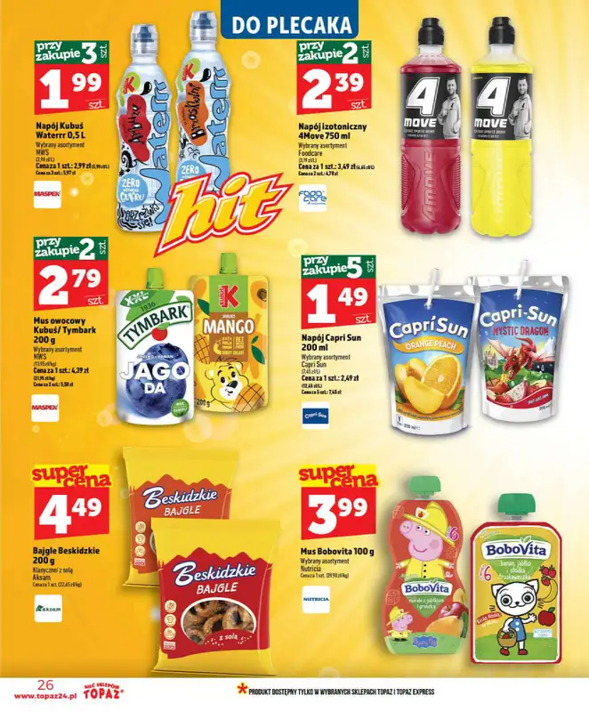 TOPAZ - gazetka promocyjna Nowa gazetka od czwartku, 09.07 od czwartku 09.07 do środy 15.07 - strona 26