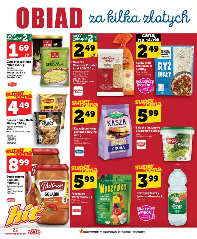TOPAZ - gazetka promocyjna Nowa gazetka od czwartku, 09.07 od czwartku 09.07 do środy 15.07 - strona 22