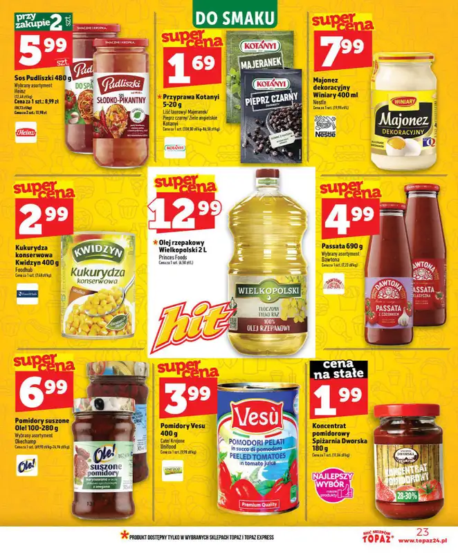 TOPAZ - gazetka promocyjna Nowa gazetka od czwartku, 09.07 od czwartku 09.07 do środy 15.07 - strona 23