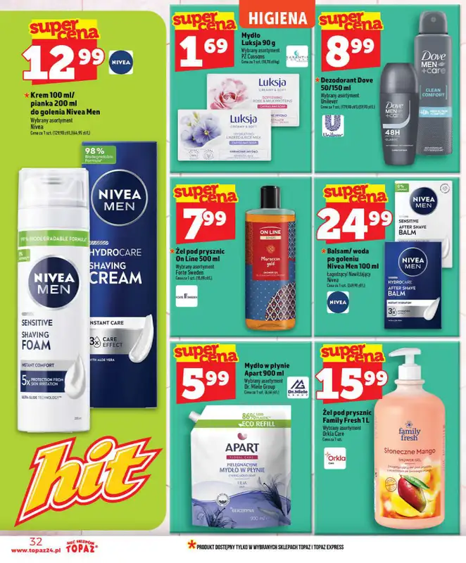 TOPAZ - gazetka promocyjna Nowa gazetka od czwartku, 09.07 od czwartku 09.07 do środy 15.07 - strona 32