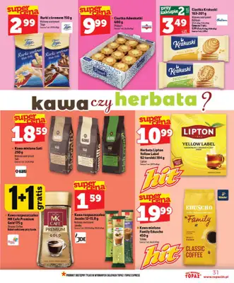 TOPAZ - gazetka promocyjna Nowa gazetka od czwartku, 09.07 od czwartku 09.07 do środy 15.07 - strona 31