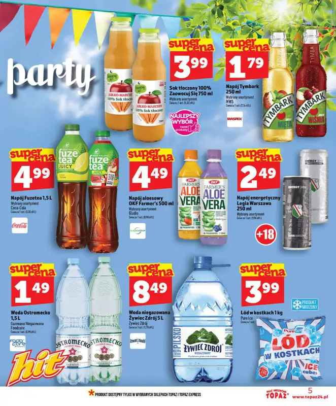 TOPAZ - gazetka promocyjna Nowa gazetka od czwartku, 09.07 od czwartku 09.07 do środy 15.07 - strona 5