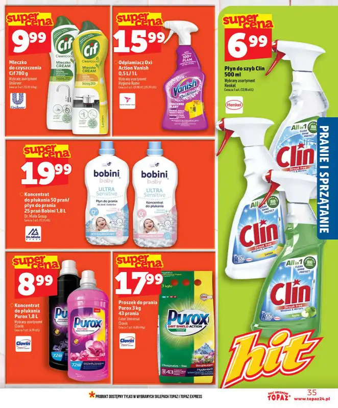 TOPAZ - gazetka promocyjna Nowa gazetka od czwartku, 09.07 od czwartku 09.07 do środy 15.07 - strona 35
