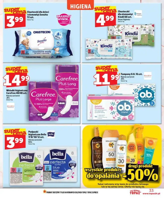 TOPAZ - gazetka promocyjna Nowa gazetka od czwartku, 09.07 od czwartku 09.07 do środy 15.07 - strona 33
