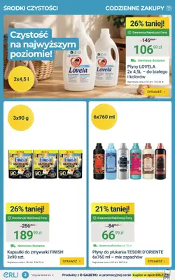 ERLI - gazetka promocyjna Sprawdź HITy codziennych zakupów Erli! od poniedziałku 06.07 do niedzieli 12.07 - strona 2