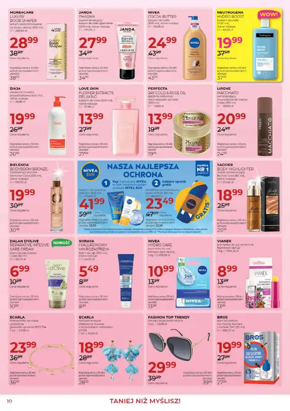 Drogerie Jawa - gazetka promocyjna Gazetka od soboty 04.07 do poniedziałku 03.08 - strona 10
