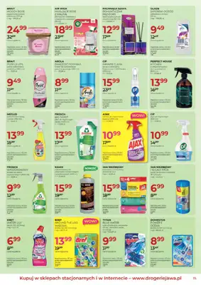 Drogerie Jawa - gazetka promocyjna Gazetka od soboty 04.07 do poniedziałku 03.08 - strona 15