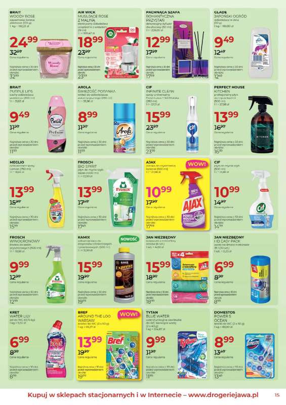 Drogerie Jawa - gazetka promocyjna Gazetka od soboty 04.07 do poniedziałku 03.08 - strona 15