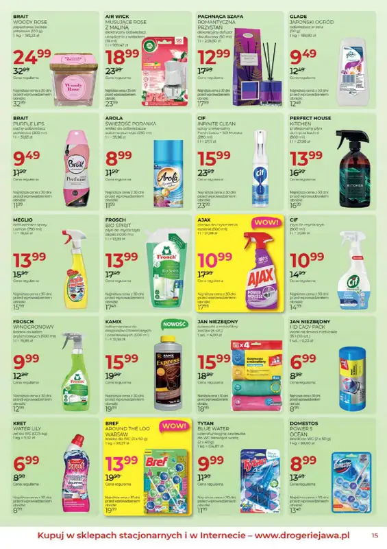 Drogerie Jawa - gazetka promocyjna Gazetka od soboty 04.07 do poniedziałku 03.08 - strona 15