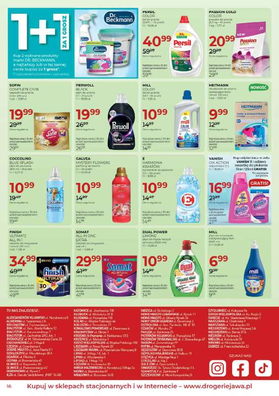 Drogerie Jawa - gazetka promocyjna Gazetka od soboty 04.07 do poniedziałku 03.08 - strona 16