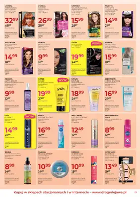 Drogerie Jawa - gazetka promocyjna Gazetka od soboty 04.07 do poniedziałku 03.08 - strona 13